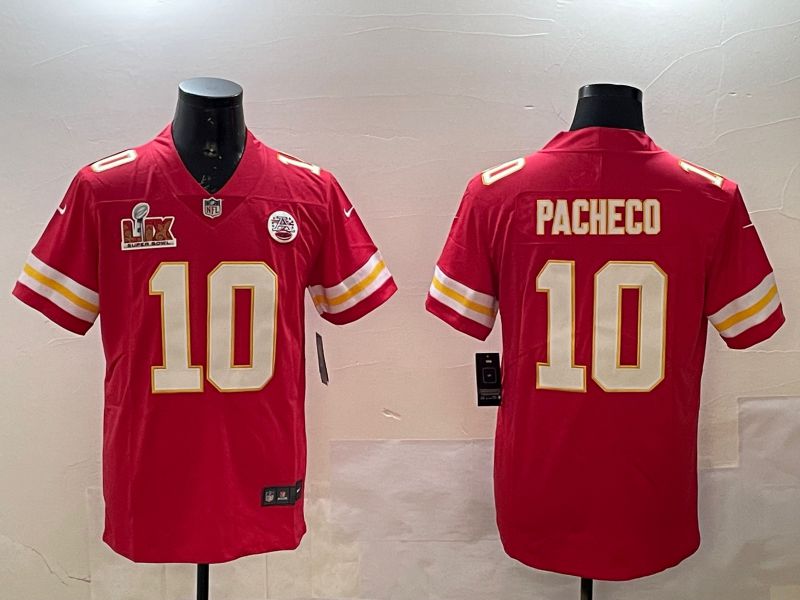 Men Kansas City Chiefs #10 Pacheco Red Second generations 2025 Nike Limited NFL Jersey style 5->kansas city chiefs->NFL Jersey